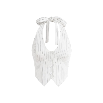 Lovito Women Casual Plain Pattern Camis Top L80ED026