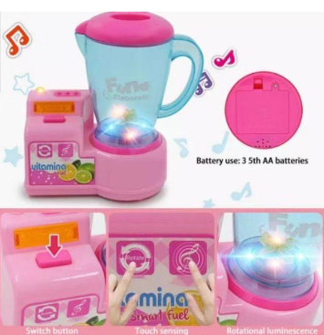 Kids Play Kitchen Pretend Play Set Educational Toys Kitchen Juicer Mixer Blender Toys