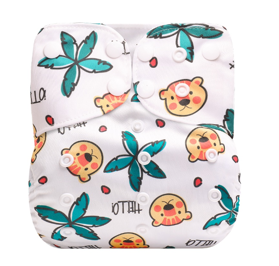 Ready Stocks Waterproof Reusable Digital Printed One Size Pocket Cloth Diaper S17
