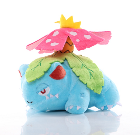 Animation Pokemon Venusaur Plush Toys Doll Soft Stuffed Animals Toy for Kid
