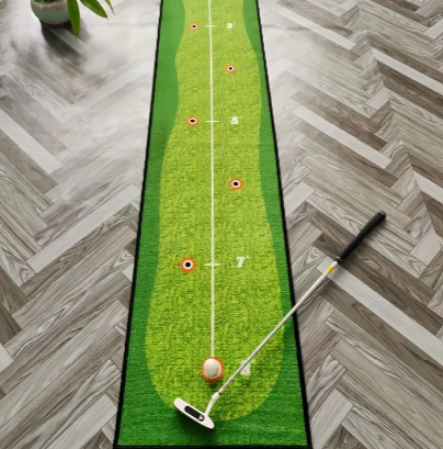 Golf Putter Exerciser, Golf Hitting Mat For Home Office, Golf Putter Practice Mat