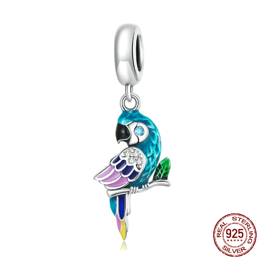 925 Silver Trinkets Balloon Charms Beads for Bracelet Pan Security Chain d037