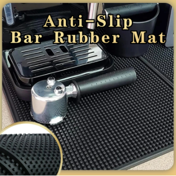 Drink Rail Pad Anti Slip Rubber Mat Bar Counter Table Placemat Cocktail PVC Coaster Insulation IP
