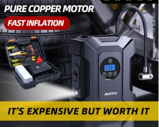 Air Compressor Portable Tire Inflator for Car 12V Car Mini Air Pump Heavy Duty Motorcycle Tire Compressor Air Machine