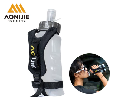 AONIJIE A7110 Running Handheld 420ml Water Bottle Bag Women Men Suitable for Trail Walking Jogging Hiking Marathon Race