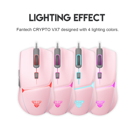 Sakura Edition Crypto VX7 Gaming Mouse