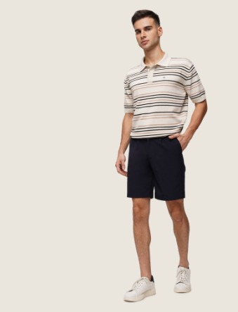 Memo Premium Chino Shorts For Men (Midnight Navy)