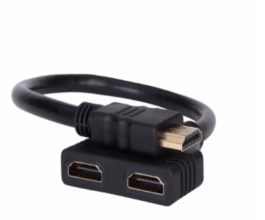 Resong HDMI Splitter Cable 1 Male To Dual HDMI