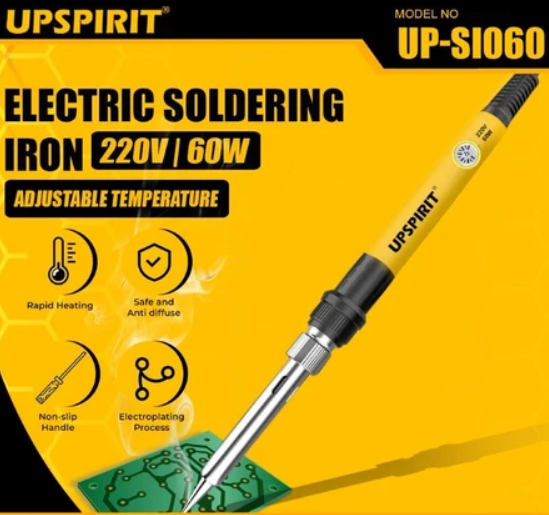 UPSPIRIT 60W Soldering Iron Adjustable Temperature Solder Rework Station 220V (New Version)