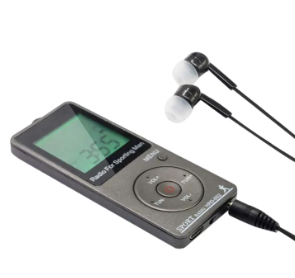 AM FM Portable Radio Personal Radio with Headphones Walkman Radio with Rechargeable Battery Digital Display Stereo Radio