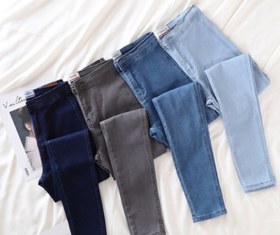 Ladies Denim High Waist Jeans COD 25-32