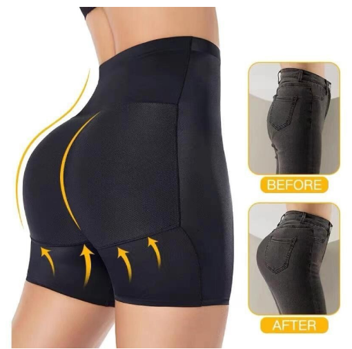 She is Shapewear Women High Waist Short Padded Butt Short Seamless Underwear for Woman With Girdle