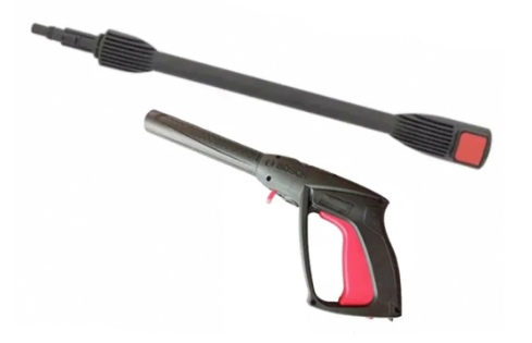 Bosch High Pressure Washer Long Lance with High Pressure Washer Trigger Gun Black