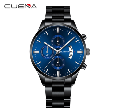 Cuena Men's Watch Leisure Sports Quartz Waterproof Watch 845S 0019