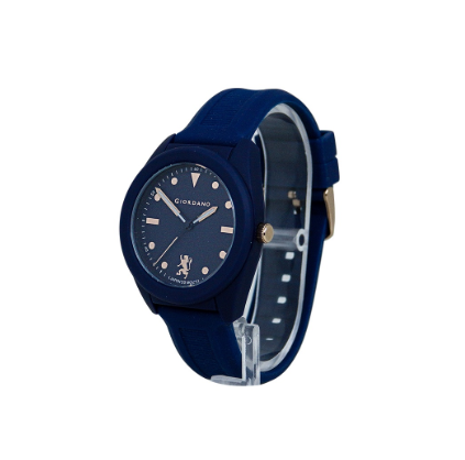 Deep Blue Silicon Unisex Watch