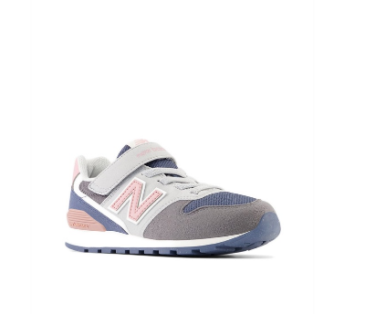 New Balance 996 Bungee Lace with Top Strap Girls Sneakers Shoes - Grey