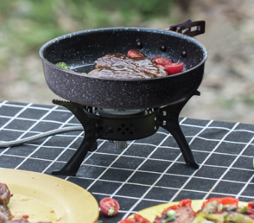Outdoor Camping Pan Folding Non-Stick Pan