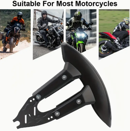 Universal Rear Wheel Fender Protector for Motorcycles, PP Material, Mudguard Cover Splash Guard for BMW Honda Suzuki Pit Bikes