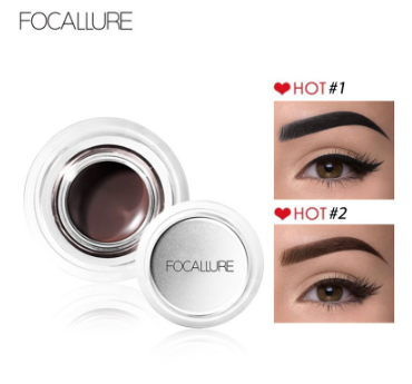 FOCALLURE STAYMAX Waterproof And Anti-sweat Highly Pigmented And Smudge-Proof Eyeliner and Eyebrow Dual-Use Cream Gel