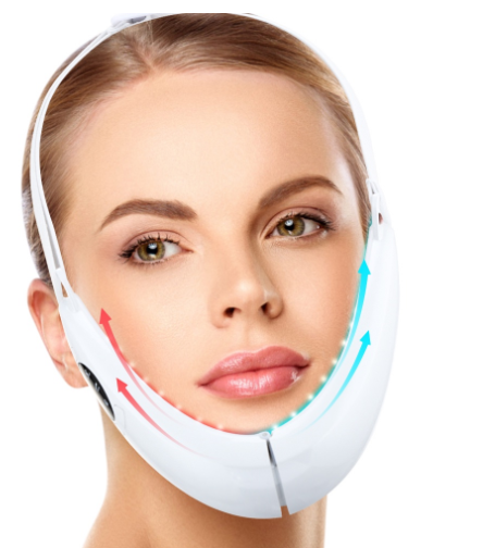 Electric Facial Massage V-Line Cheek Lift Up Tools Facial Weight Loss Face Care V-Face Lifting Device EMS Massage Double Chin Remove V-Face Lifting Devices
