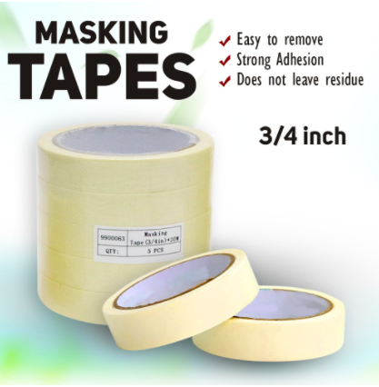 Masking Tape / Paper Tape (20 Meters / Roll)