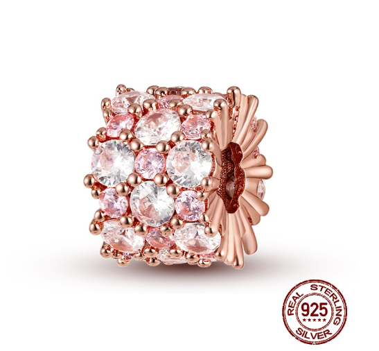 Fit Original Pandora Bracelet Beads Pendant 925 Sterling Silver Love Positioning Buckle Series Colorful Women Jewelry DIY Gift S04