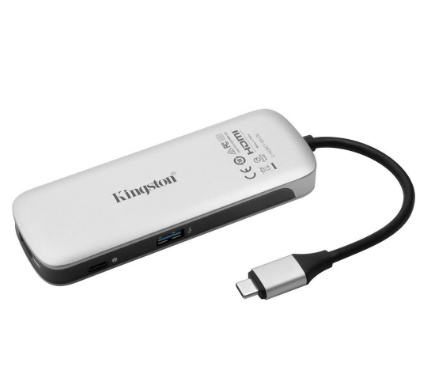 Kingston Nucleum USB-C Hub HDMI Output, USB-A, SD and MicroSD Card Reader