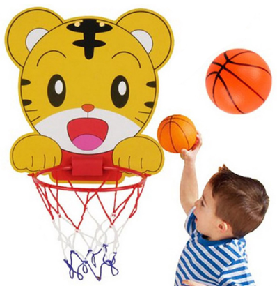 Portable Foldable Hanging Backboard Basketball Hoop Set Toys Gift for Kids Indoor Outdoor Exercise