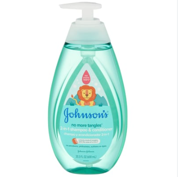 Johnson's No More Tangles 2-in-1 Shampoo and Conditioner 600mL