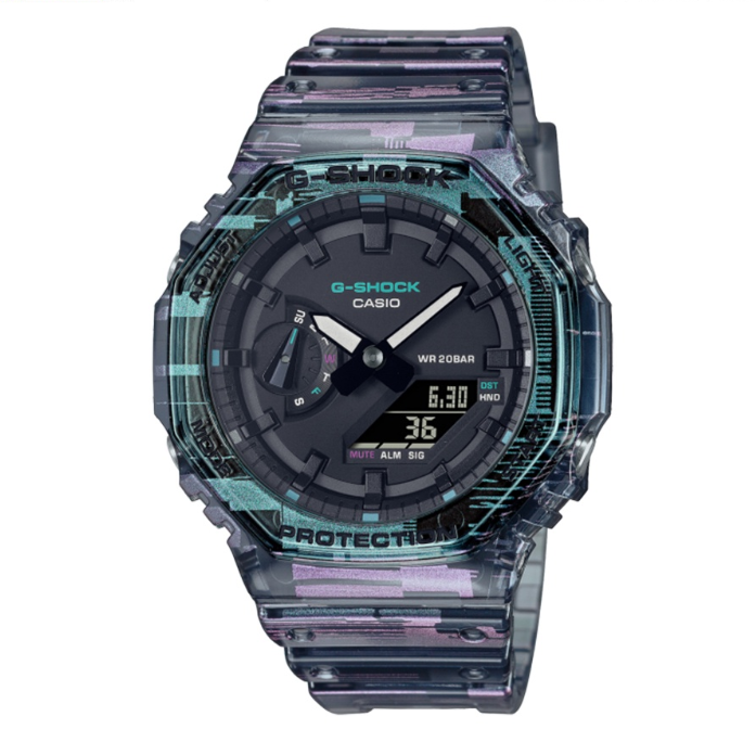 Casio G-Shock Casioak Multi Resin Digital Watch For Men CGA-2100NN-1ADR