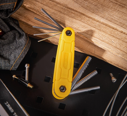 Deli 8in1 Allen Wrench Pocket Tools Folding Hex Key Screwdriver Wrench Set