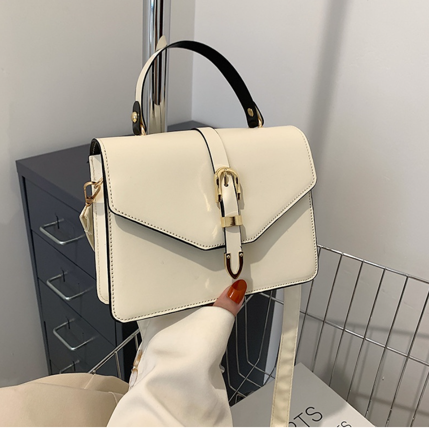 Texture Commute Messenger Bag for Woman Korean Fashion Quality Handbag Leather Sling Shoulder Bags