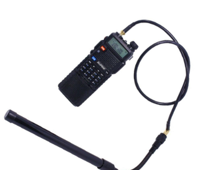 Ar-152 148 Tactical Antenna Coaxial Cable for Baofeng UV-5R Two Way Radio 60cm