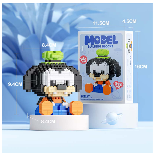 Building Block Toys Educational Toy Gift for Girls Desktop Decoration Cute LinaBeII L12