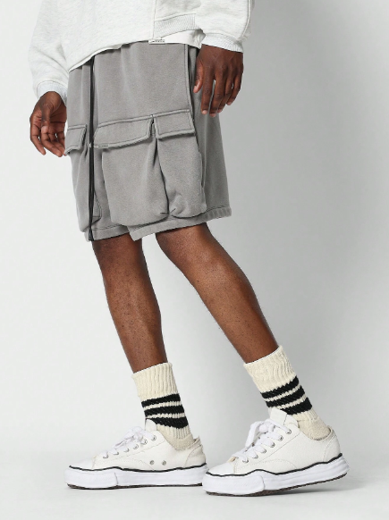 SUMWON Drop Crotch Cargo Short