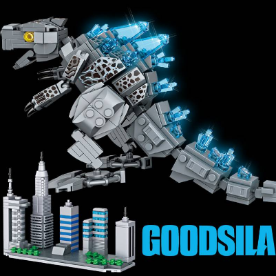 Sta5 Mecha Godzilla and City Buidling Blocks Figure Dolls Toys For Kids Home Decor Gift For Kids Collections
