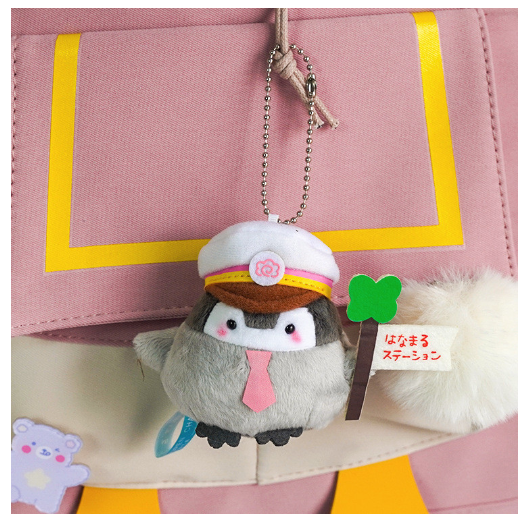Koi Penguin Plush Doll Small Pendant Bag Pendant Charm Doll Keychain Toy Doll F12