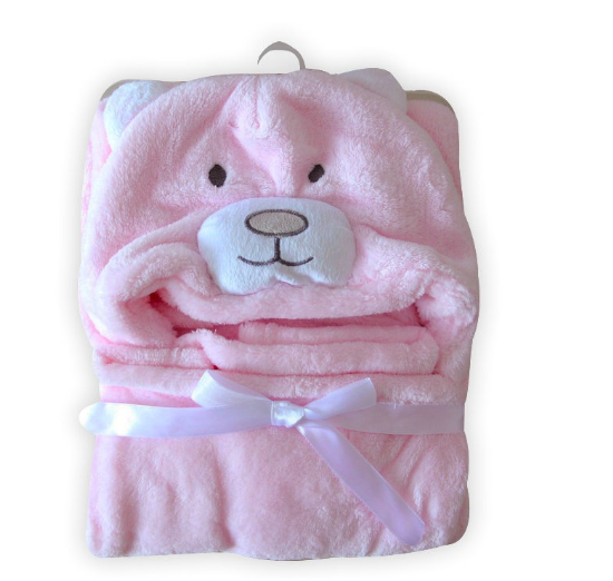 Baby Coral Fleece Cartoon Bath Towel Baby Warm Cloak Baby Cute Bath Towel BT17