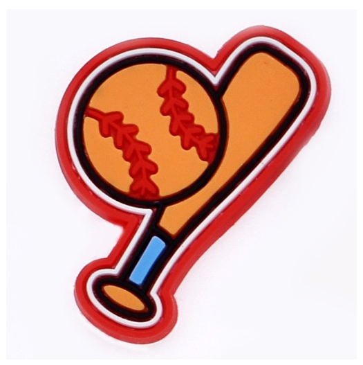 Cute Pingpong Basketball jibitz Pin Baseball croc Charms Jibitz croc Shoes Accessories Decoration for Men B1