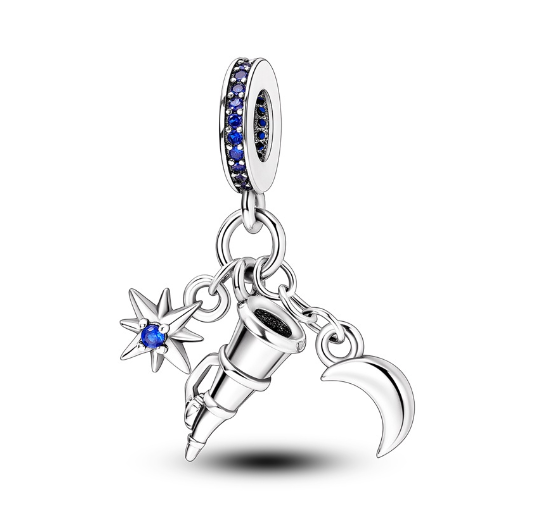 25 Sterling Silver Dog Bone Charm Suitable For Pandora Bracelet DIY 0031