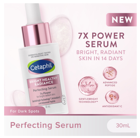 Cetaphil Bright Healthy Radiance Perfecting Serum 30ml (Brightening / Antioxidant C / Niacinamide)