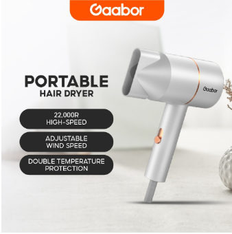 Gaabor Hair Dryer Double Temperature Protection 3-Gear Wind Power Fasting Drying