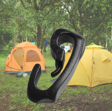 Super 10 Pcs Plastic Outdoor Camping Tent Pole Hooks Buckle Caravan Awning Tent Hanger Buckles Hanging Lanyard Snap Clip