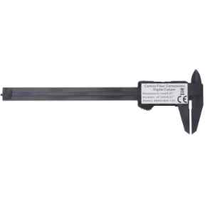 Electronic Digital Vernier Caliper 0-150mm Carbon Fiber Plastic Digital Caliper 6-inch LCD Measuring Tool