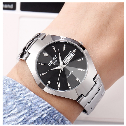 ORUSS Original Full -automatic Non -mechanical Men's Watch Waterproof Stainless Steel Fashion Quartz Watch for Men M3