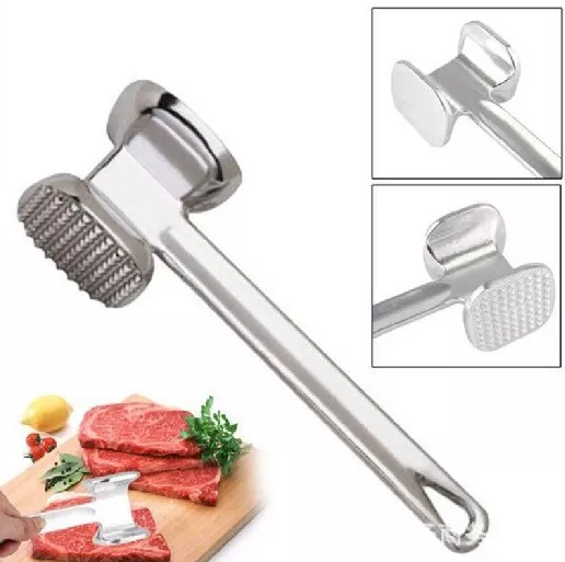 BigTin Kitchen Utensils Stainless steel Meat Tenderizer Steak Mallet Hammer