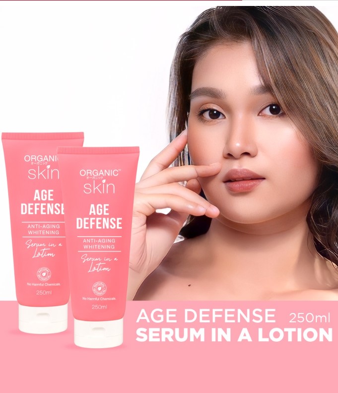 Buy 1 Take 1 Organic Skin Japan Age Defense Anti-Aging Whitening Serum in a Lotion 250ml
