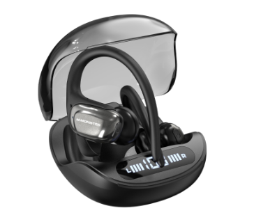 Monster Open Ear 202 Sport Bluetooth 5.3 Wireless Earphone with Mic Headphones HiFi Stereo Wireless Earbuds