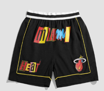 NBA Miami Heat High Quality Jersey Basketball Shorts