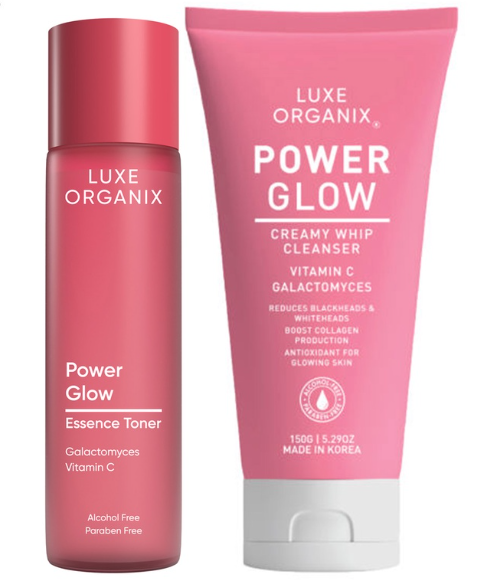 Luxe Organix Galactomyces Brightening Vit C Cleanser 150ml & Galactomyces Vit C Toner 150ml Bundle